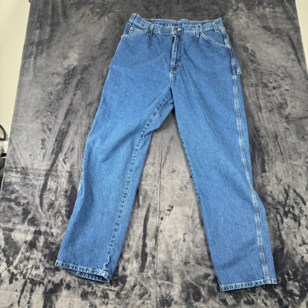 Dickies Carpenter Jeans Mens Blue Denim Utility Workwear Pants